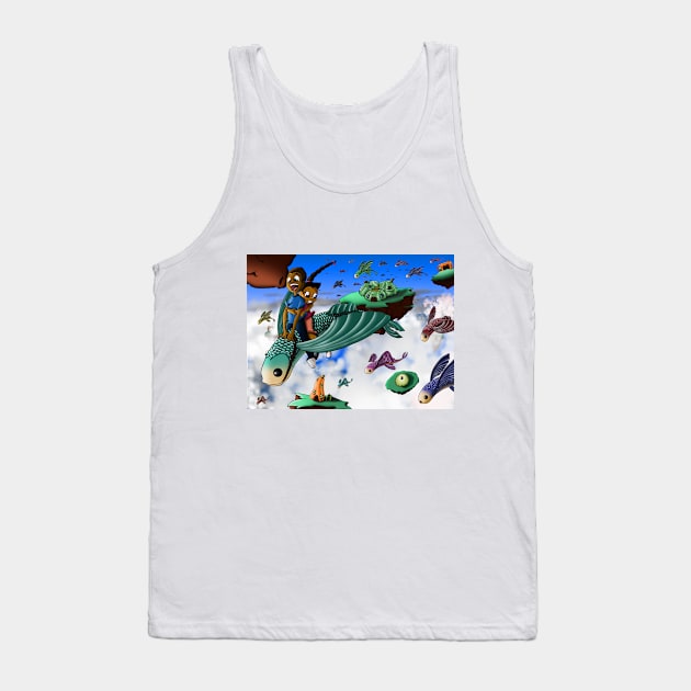 African American Kids on an Adventure Tank Top by treasured-gift
